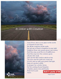 Earth Day Prayer Card - In Union with Creation