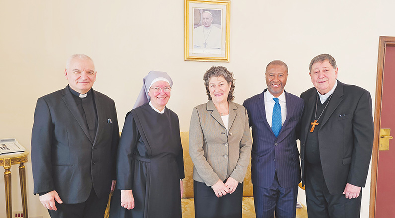 CHA president board chair visit Vatican for discussions