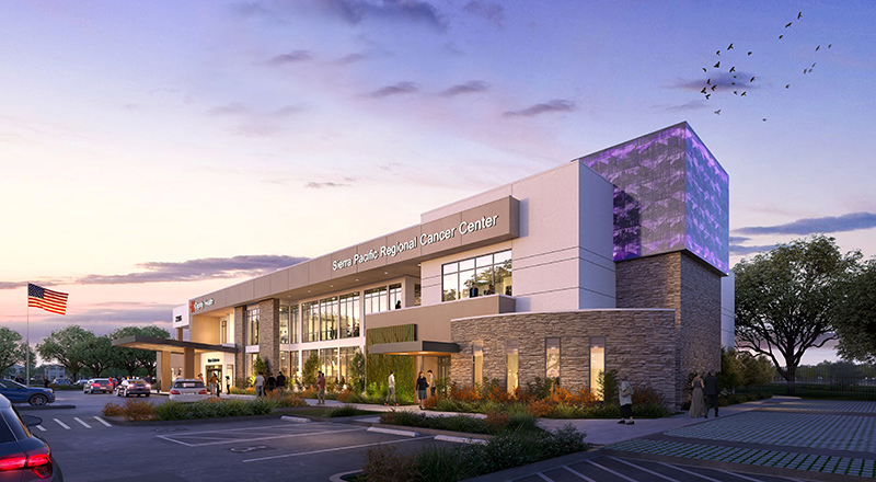 Dignity Health has broken ground on this $70 million facility in Redding, California. The Sierra Pacific Regional Cancer Center is slated for completion in 2026.