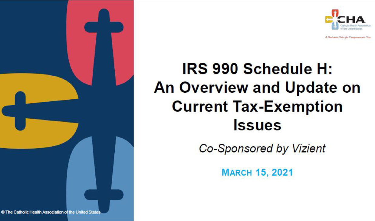 IRS 990, Schedule H - An Overview and Update on Current ...
